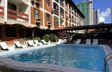 Imagem: O apartamento possui 1 Dormitório, 1 Banheiro, 1 Vaga na garagem