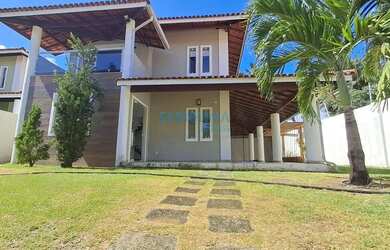 Imagem: A casa em condomínio possui 4 Dormitórios, 4 Banheiros, 2