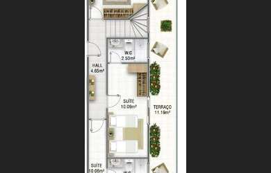 Imagem 8: Cobertura à venda, 114 m² por R$ 840.000,00 - Canto do Forte - Praia...