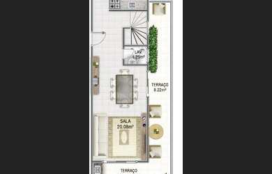 Imagem 9: Cobertura à venda, 114 m² por R$ 840.000,00 - Canto do Forte - Praia...