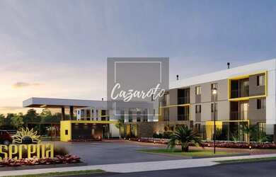 Imagem: O apartamento possui 2 Dormitórios, 1 Banheiro, 1 Vaga na garagem