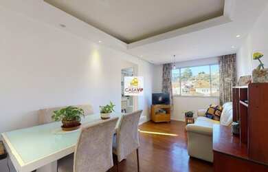 Imagem: O apartamento possui 3 Dormitórios, 1 Banheiro, 1 Vaga na garagem