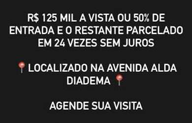 Imagem: O terreno está localizado em Centro, Diadema à venda por R$175.000