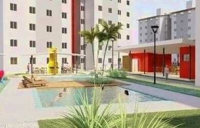 Imagem: O apartamento possui 2 Dormitórios, 1 Banheiro, 1 Vaga na garagem