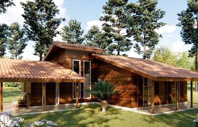 Imagem: A casa possui 3 Dormitórios e está localizado em João Costa