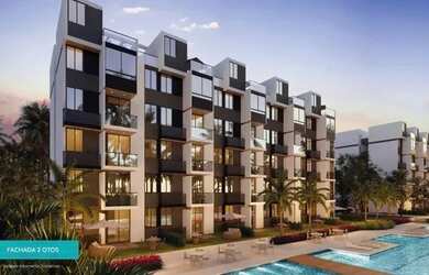 Imagem: O apartamento possui 2 Dormitórios, 1 Banheiro, 1 Vaga na garagem