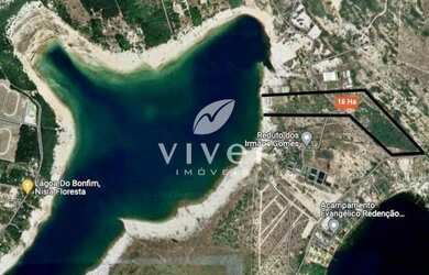 Imagem: O terreno possui 160.000m² de Área e está localizado em