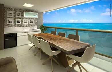 Imagem: O apartamento possui 4 Dormitórios, 2 Banheiros, 2 Vagas na