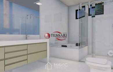 Imagem 14: Casa nova para vender no Condomínio Damha 1 com 5 Suítes sendo uma com...