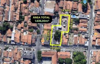 Imagem: O terreno possui 1636m² de Área e está localizado em Tauape