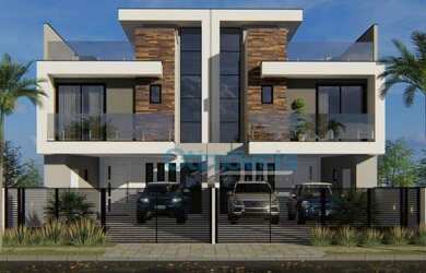 Imagem: A casa possui 3 Dormitórios, 2 Banheiros, 2 Vagas na garagem