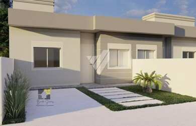 Imagem: A casa possui 2 Dormitórios, 1 Banheiro, 1 Vaga na garagem