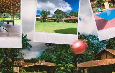 Imagem 1: Chácara pais e filhos. PiscinaeChurrasqueira