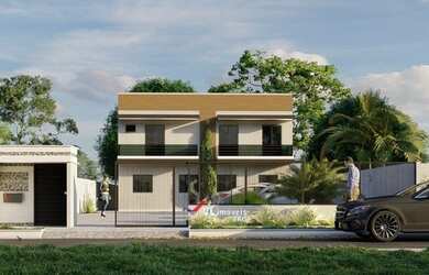 Imagem: O apartamento possui 2 Dormitórios, 1 Banheiro, 1 Vaga na garagem