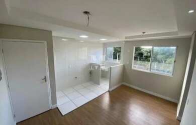 Imagem: O apartamento possui 2 Dormitórios, 1 Banheiro, 1 Vaga na garagem