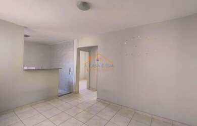 Imagem: O apartamento possui 2 Dormitórios, 1 Banheiro, 1 Vaga na garagem