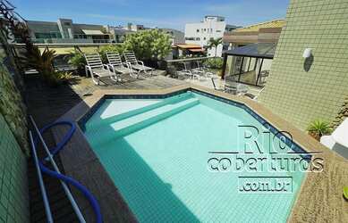 Imagem: O apartamento na cobertura possui 4 Dormitórios, 5 Banheiros