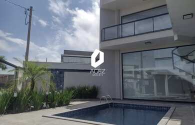 Imagem: A casa em condomínio possui 5 Dormitórios, 5 Banheiros, 4