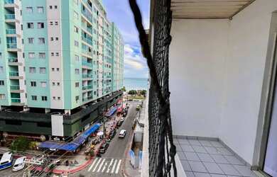 Imagem 6: Apartamento à venda 02 quartos, vista lateral para o mar da Praia do Morro, Elevador