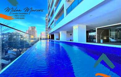 Imagem 13: INCRÍVEL VISTA MAR 1/4. Piscina, Churrasqueira, Imóvel mobiliadoeAr-condicionado