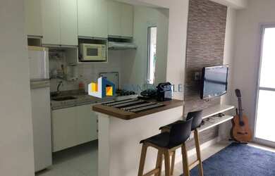 Imagem 1: Apartamento. Área de serviço, 47m² de Área, 1 Vaga na garageme1 Dormitório