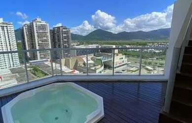 Imagem: O apartamento na cobertura possui 4 Dormitórios, 1 Banheiro