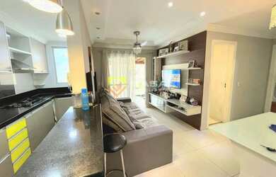 Imagem: O apartamento possui 2 Dormitórios, 1 Banheiro, 1 Vaga na garagem