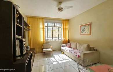 Imagem: O apartamento possui 3 Dormitórios, 1 Banheiro, 1 Vaga na garagem