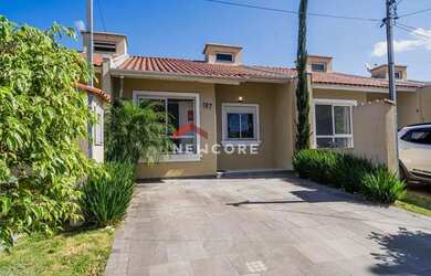 Imagem: A casa em condomínio possui 2 Dormitórios, 1 Banheiro, 2 Vagas