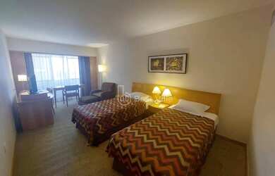 Imagem: O apartamento possui 1 Dormitório, 1 Banheiro, 1 Vaga na garagem