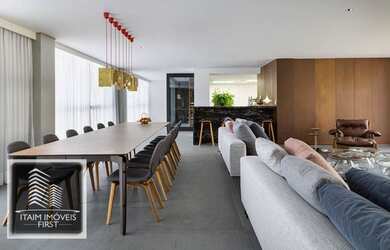 Imagem: O apartamento na cobertura possui 4 Dormitórios, 5 Banheiros