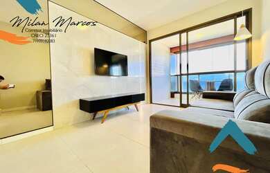 Imagem 1: INCRÍVEL VISTA MAR 1/4. Piscina, Churrasqueira, Imóvel mobiliadoeAr-condicionado