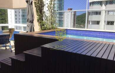 Imagem: O apartamento na cobertura possui 3 Dormitórios, 4 Banheiros