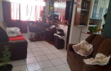 Imagem: O apartamento possui 2 Dormitórios, 1 Banheiro, 1 Vaga na garagem