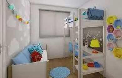 Imagem: O apartamento possui 2 Dormitórios, 1 Banheiro, 45m² de Área