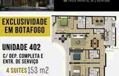 Imagem 2: Apartamento para venda com 153m² com 4 suítes , dep. completa , vista...