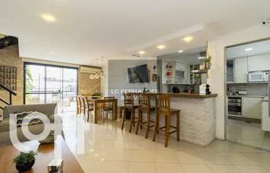 Imagem: O apartamento na cobertura possui 4 Dormitórios, 2 Banheiros