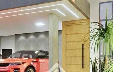 Imagem: A casa possui 3 Dormitórios, 2 Banheiros, 2 Vagas na garagem