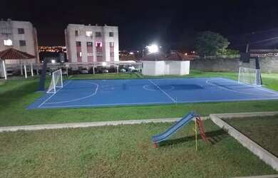 Imagem: O apartamento possui 2 Dormitórios, 1 Banheiro, 1 Vaga na garagem