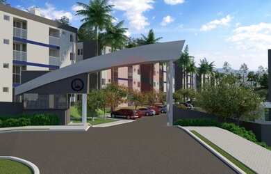 Imagem: O apartamento possui 2 Dormitórios, 1 Banheiro, 1 Vaga na garagem