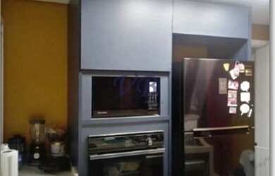 Imagem 14: Apto - Vila Homero Thon. Piscina, Churrasqueira, VarandaeÁrea de serviço