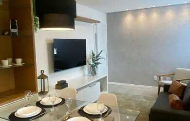 Imagem: O apartamento possui 2 Dormitórios, 1 Banheiro, 1 Vaga na garagem