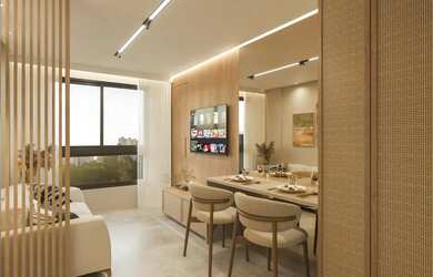 Imagem: O apartamento possui 1 Dormitório, 1 Banheiro, 23m² de Área