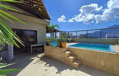 Imagem: O apartamento na cobertura possui 3 Dormitórios, 3 Banheiros