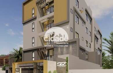 Imagem: O apartamento possui 1 Dormitório, 1 Banheiro, 1 Vaga na garagem