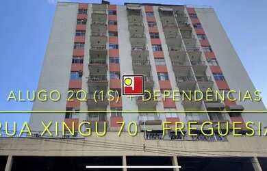 Imagem 1: Alugo 2Q 1S dependências na Rua Xingu 70, Freguesia, R$1.200,00 Tx, poente,...