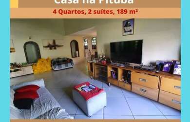 Imagem: A casa em condomínio possui 4 Dormitórios, 5 Banheiros, 2