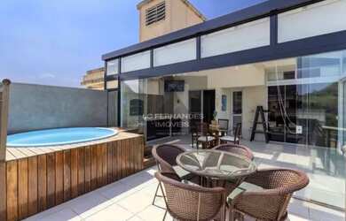 Imagem: O apartamento na cobertura possui 2 Dormitórios, 2 Banheiros