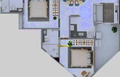 Imagem 9: Apartamento Garden à venda, 62 m² por R$ 471.000,00 - Paraíso - Santo...