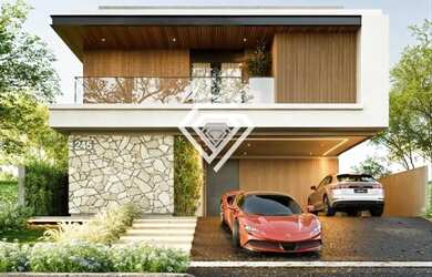 Imagem: A casa possui 5 Dormitórios, 5 Banheiros, 5 Vagas na garagem